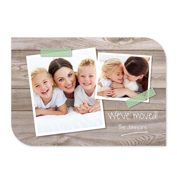 Enkle fotokort halvrundet landskap 14,3 x 10 cm