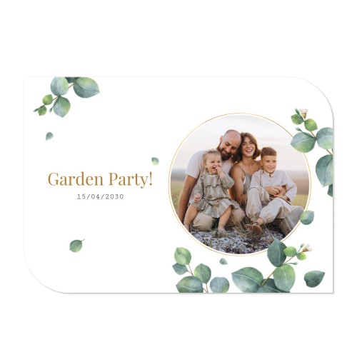 Single Card Half Rounded Horizontal 14,3 x 10 cm