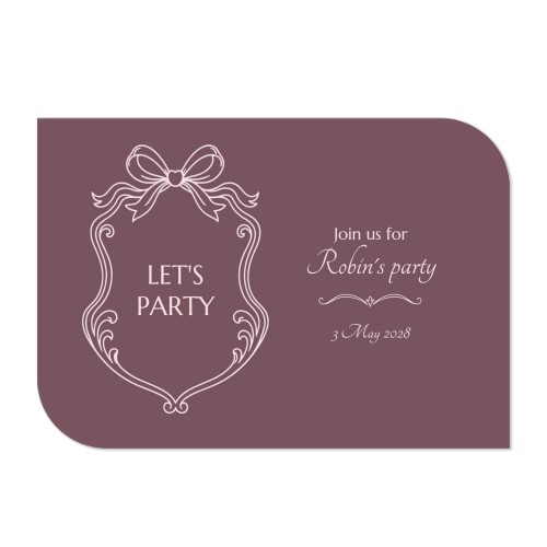 Grusskarte - Halbrunde Ecken Querformat 14,3 x 10 cm