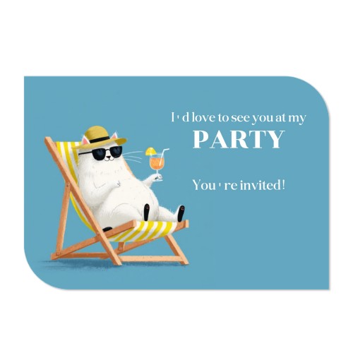 Single Card Half Rounded Horizontal 14,3 x 10 cm