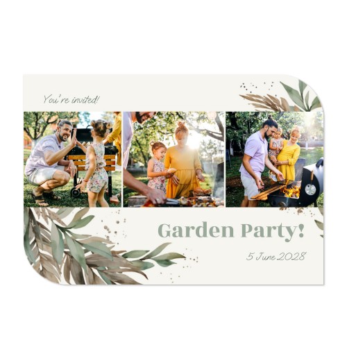 Fotokaart vleugel liggend 14,3 x 10 cm