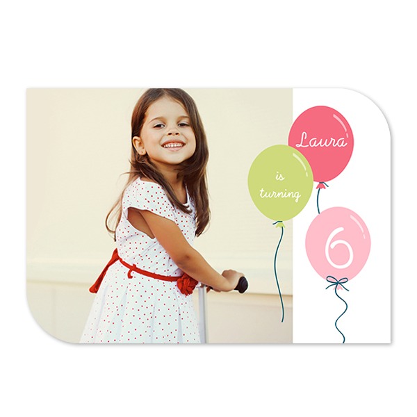 Single Card Half Rounded Horizontal 14,3 x 10 cm