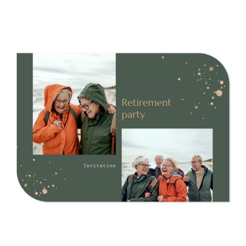 Enkle fotokort halvrundet landskap 14,3 x 10 cm