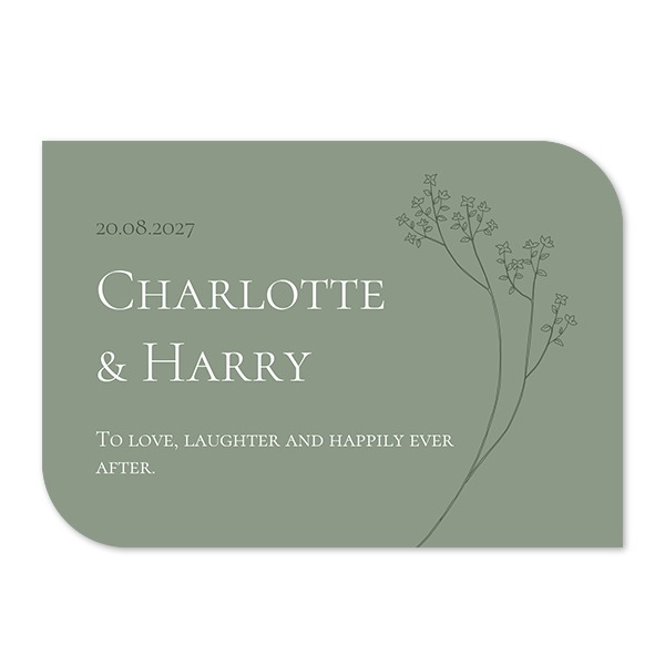 Single Card Half Rounded Horizontal 14,3 x 10 cm Single Card Half Rounded Horizontal 14,3 x 10 cm