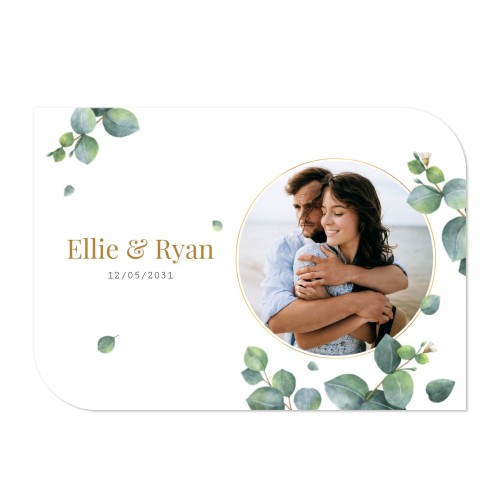 Single Card Half Rounded Horizontal 14,3 x 10 cm