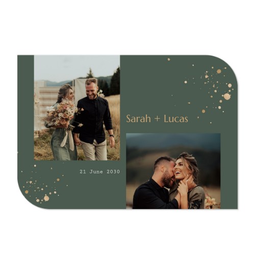 Fotokaart vleugel liggend 14,3 x 10 cm