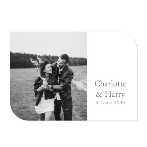 Fotokaart vleugel liggend 14,3 x 10 cm