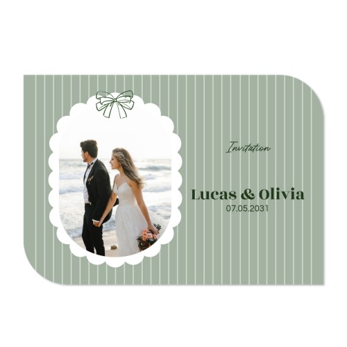 Single Card Half Rounded Horizontal 14,3 x 10 cm