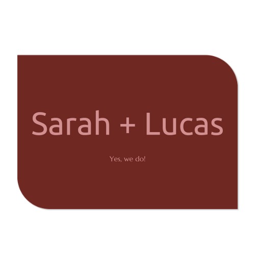 Single Card Half Rounded Horizontal 14,3 x 10 cm Single Card Half Rounded Horizontal 14,3 x 10 cm