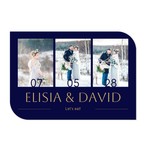 Single Card Half Rounded Horizontal 14,3 x 10 cm