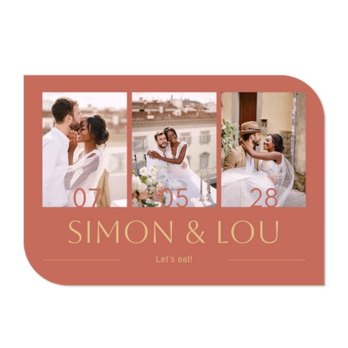 Single Card Half Rounded Horizontal 14,3 x 10 cm