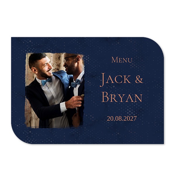 Fotokaart vleugel liggend 14,3 x 10 cm