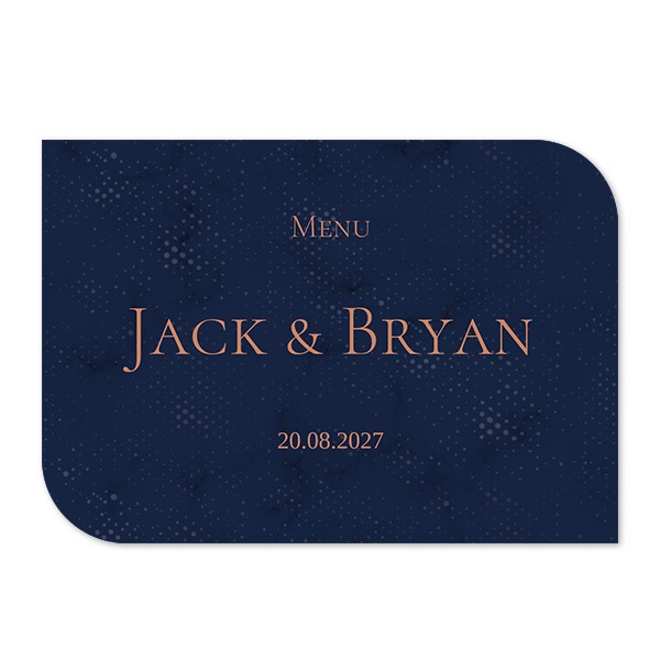 Single Card Half Rounded Horizontal 14,3 x 10 cm