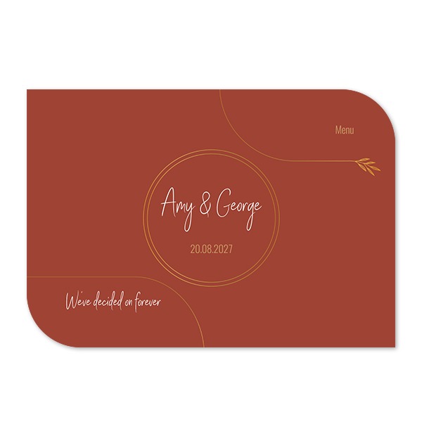 Single Card Half Rounded Horizontal 14,3 x 10 cm Single Card Half Rounded Horizontal 14,3 x 10 cm