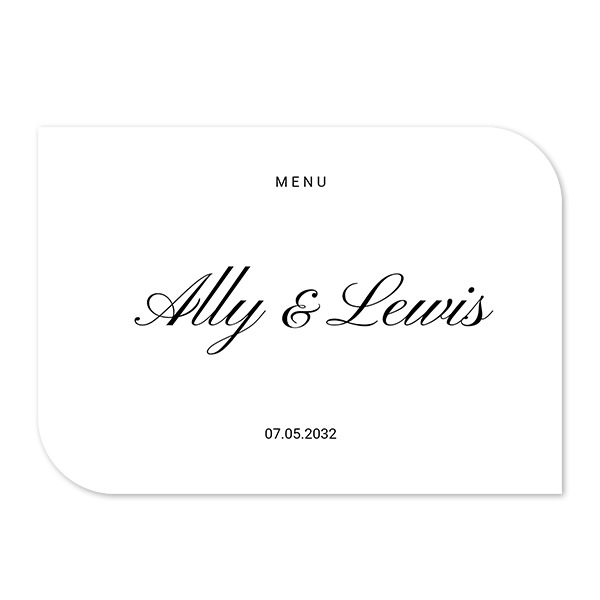 Single Card Half Rounded Horizontal 14,3 x 10 cm Single Card Half Rounded Horizontal 14,3 x 10 cm