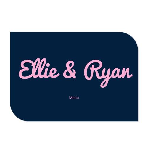 Single Card Half Rounded Horizontal 14,3 x 10 cm