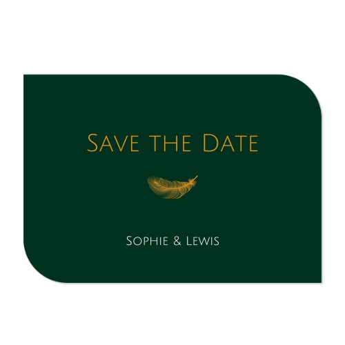 Enkle fotokort halvrundet landskap 14,3 x 10 cm