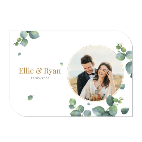 Single Card Half Rounded Horizontal 14,3 x 10 cm Single Card Half Rounded Horizontal 14,3 x 10 cm