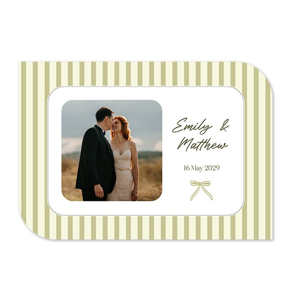Single Card Half Rounded Horizontal 14,3 x 10 cm