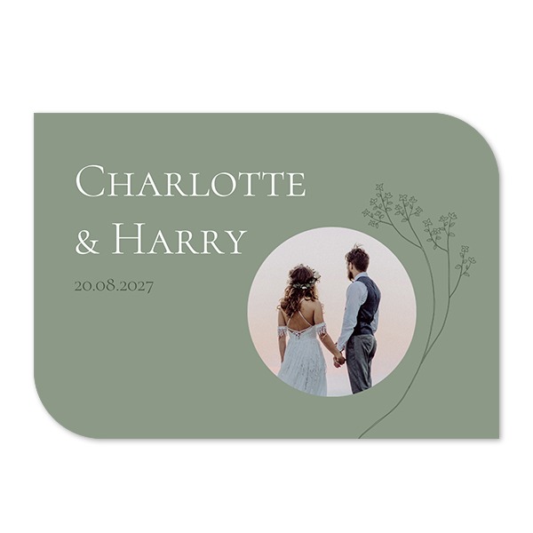 Enkla Fotokort vinge liggande 14,3 x 10 cm Enkla Fotokort vinge liggande 14,3 x 10 cm