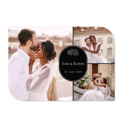 Fotokaart vleugel liggend 14,3 x 10 cm