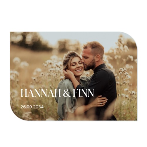Single Card Half Rounded Horizontal 14,3 x 10 cm