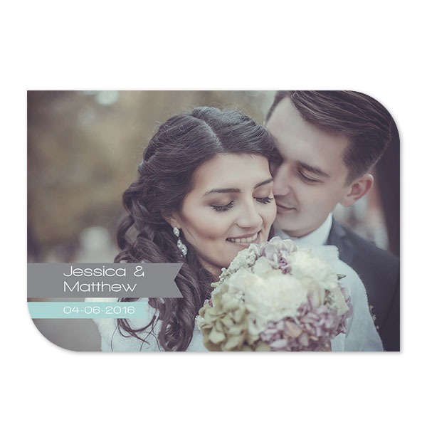 Single Card Half Rounded Horizontal 14,3 x 10 cm