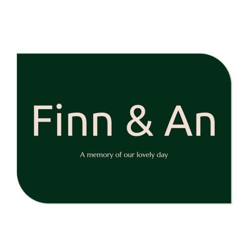 Single Card Half Rounded Horizontal 14,3 x 10 cm Single Card Half Rounded Horizontal 14,3 x 10 cm