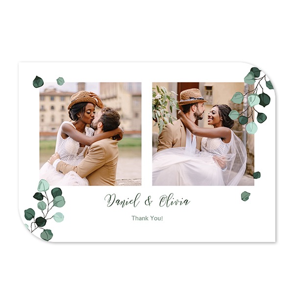 Single Card Half Rounded Horizontal 14,3 x 10 cm