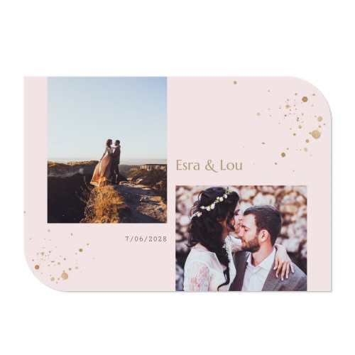 Enkle fotokort halvrundet landskap 14,3 x 10 cm