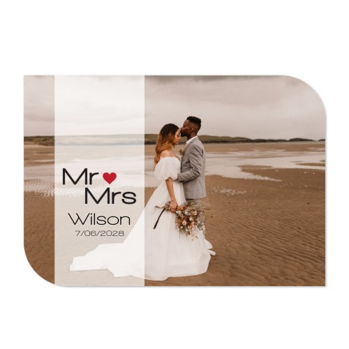 Single Card Half Rounded Horizontal 14,3 x 10 cm