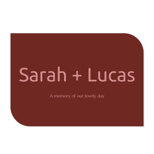 Single Card Half Rounded Horizontal 14,3 x 10 cm Single Card Half Rounded Horizontal 14,3 x 10 cm
