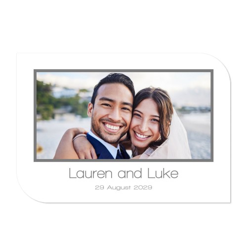 Single Card Half Rounded Horizontal 14,3 x 10 cm