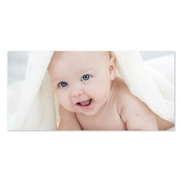 Faire-part 1 volet Pano paysage 19,6 x 9,3 cm