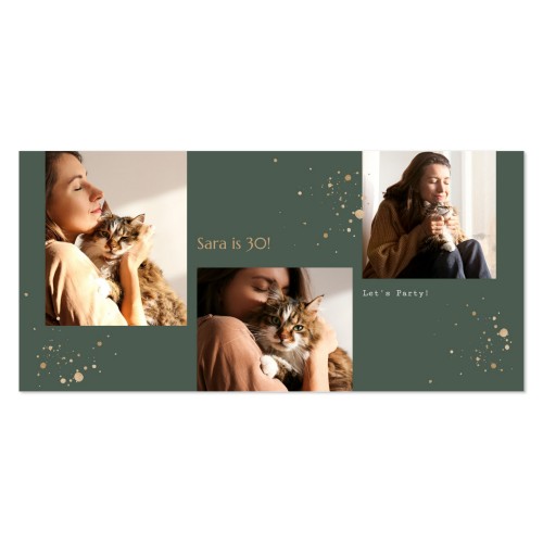 Faire-part 1 volet Pano paysage 19,6 x 9,3 cm