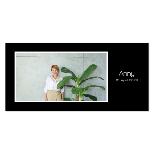 Faire-part 1 volet Pano paysage 19,6 x 9,3 cm