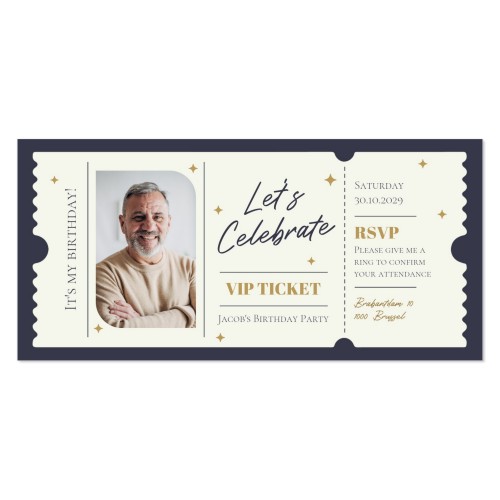 Faire-part 1 volet Pano paysage 19,6 x 9,3 cm