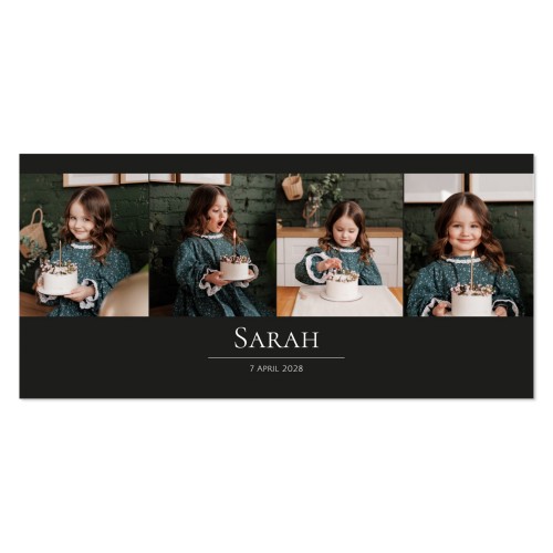 Faire-part 1 volet Pano paysage 19,6 x 9,3 cm