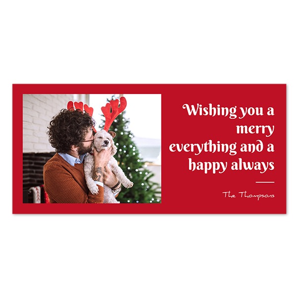 Single Card Panoramic Landscape 19,6 x 9,3 cm