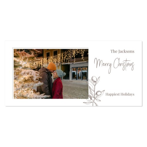 Faire-part 1 volet Pano paysage 19,6 x 9,3 cm