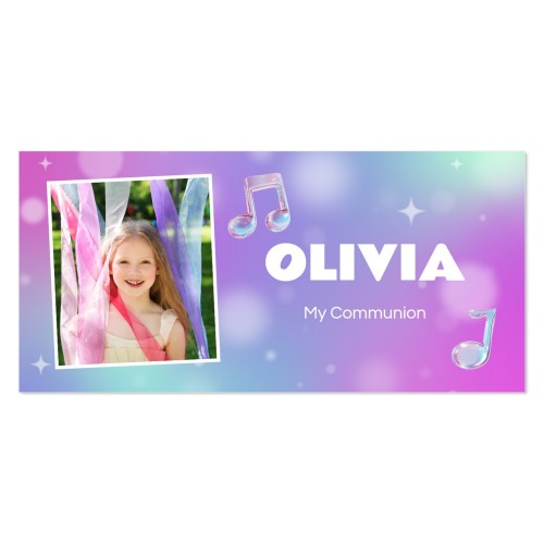 Holographic Music Notes