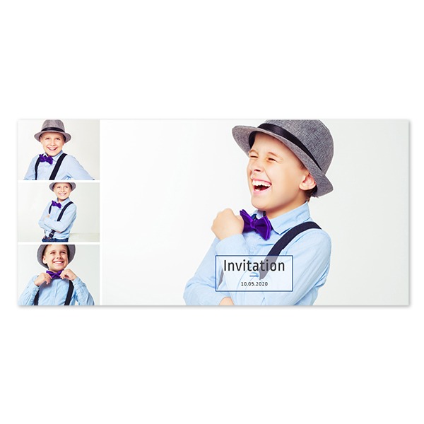 Grusskarte Panorama Querformat 19,6 x 9,3 cm