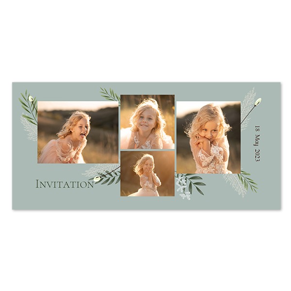 Faire-part 1 volet Pano paysage 19,6 x 9,3 cm Faire-part 1 volet Pano paysage 19,6 x 9,3 cm