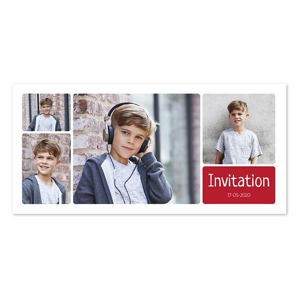 Faire-part 1 volet Pano paysage 19,6 x 9,3 cm Faire-part 1 volet Pano paysage 19,6 x 9,3 cm