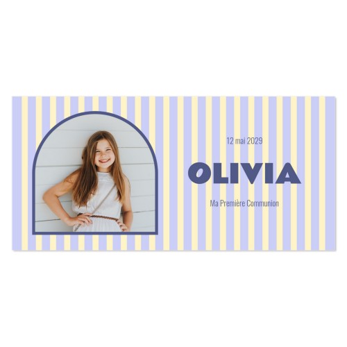 Faire-part 1 volet Pano paysage 19,6 x 9,3 cm