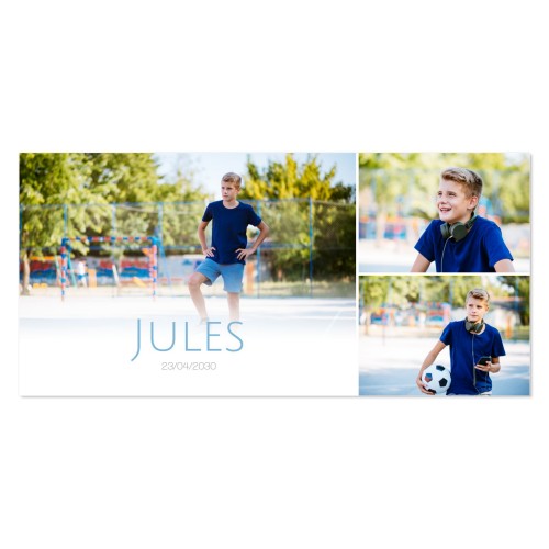 Faire-part 1 volet Pano paysage 19,6 x 9,3 cm