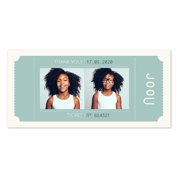 Faire-part 1 volet Pano paysage 19,6 x 9,3 cm