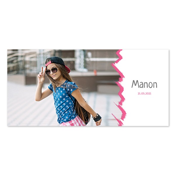 Enkle Fotokort Pano Liggende 19,6 x 9,3 cm