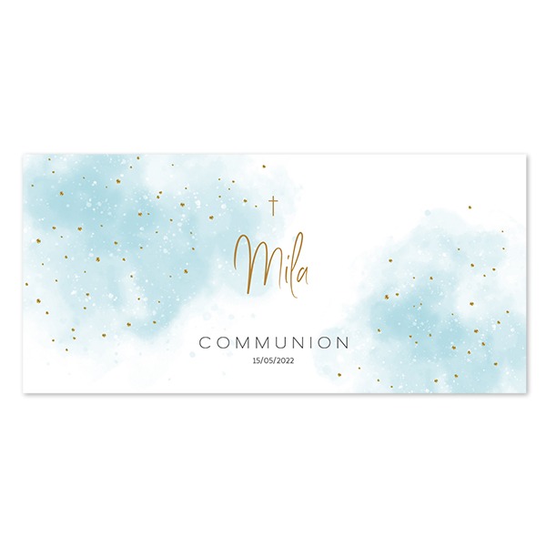 Faire-part 1 volet Pano paysage 19,6 x 9,3 cm