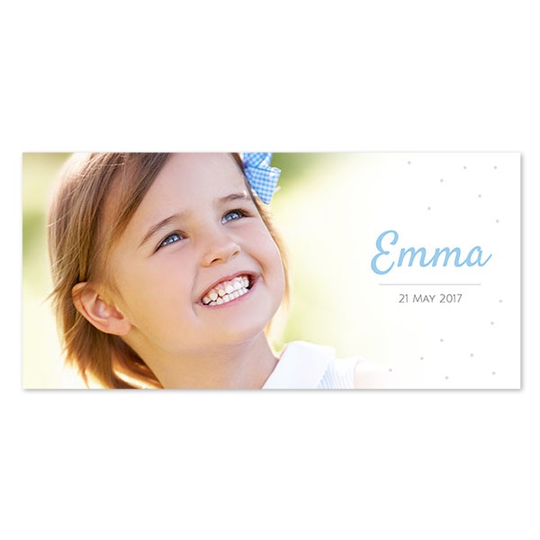 Fotokaart Panorama Liggend 19,6 x 9,3 cm